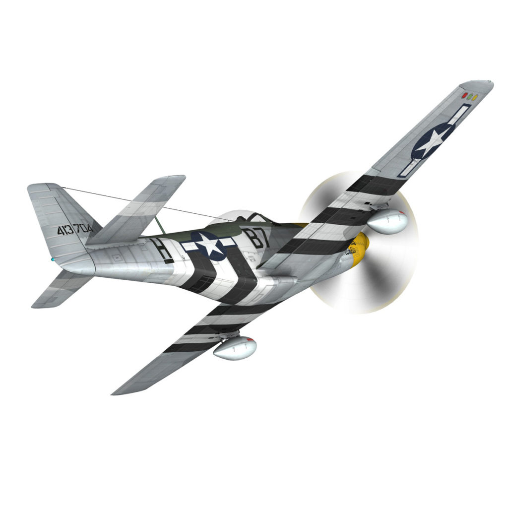 North American P-51D Mustang - Ferocious Frankie 3D Model - FlatPyramid