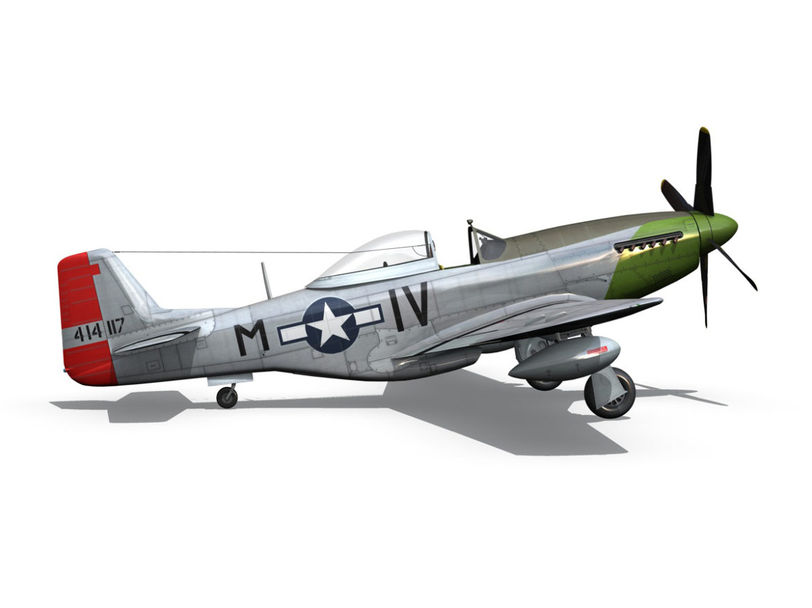 north american p-51d mustang – stinky 3d model fbx c4d lwo obj 269609