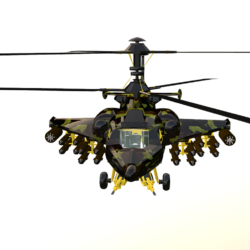 fantasy military helicopter 3d model fbx 269894