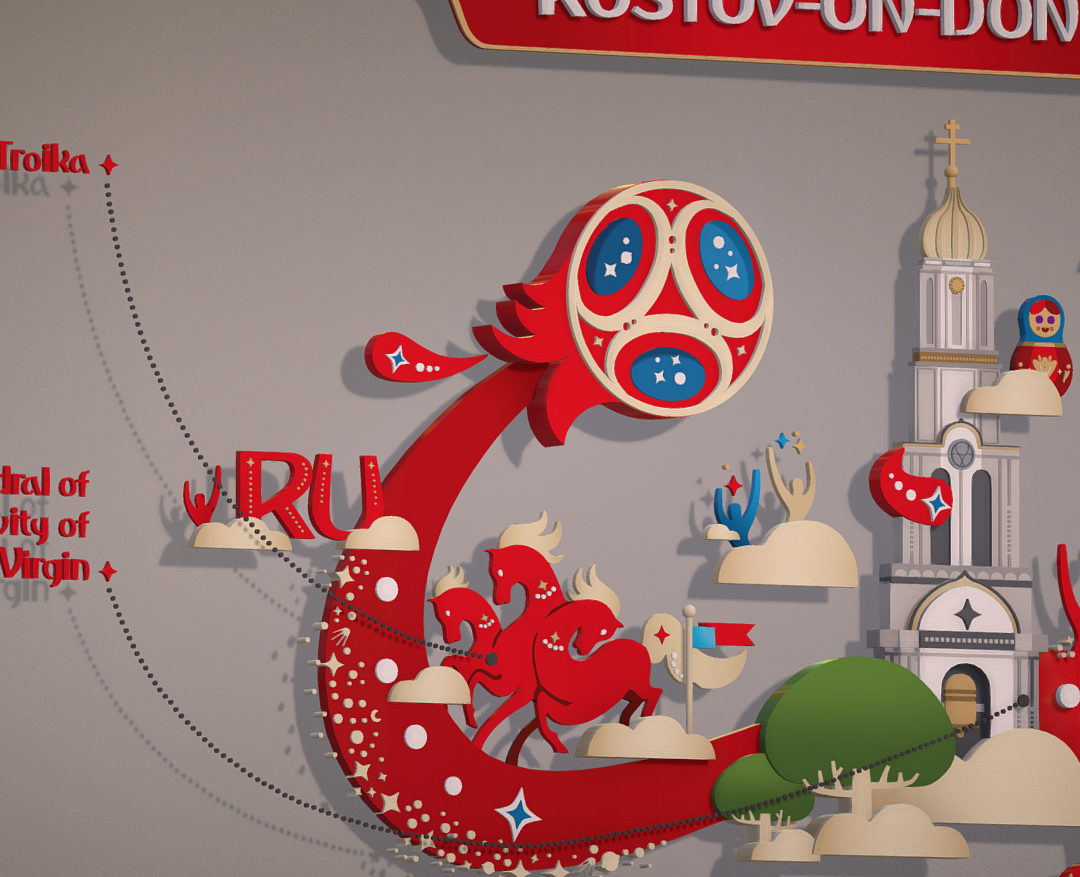 official world cup 2018 russia host city rostov 3d model max fbx ma mb obj 270042