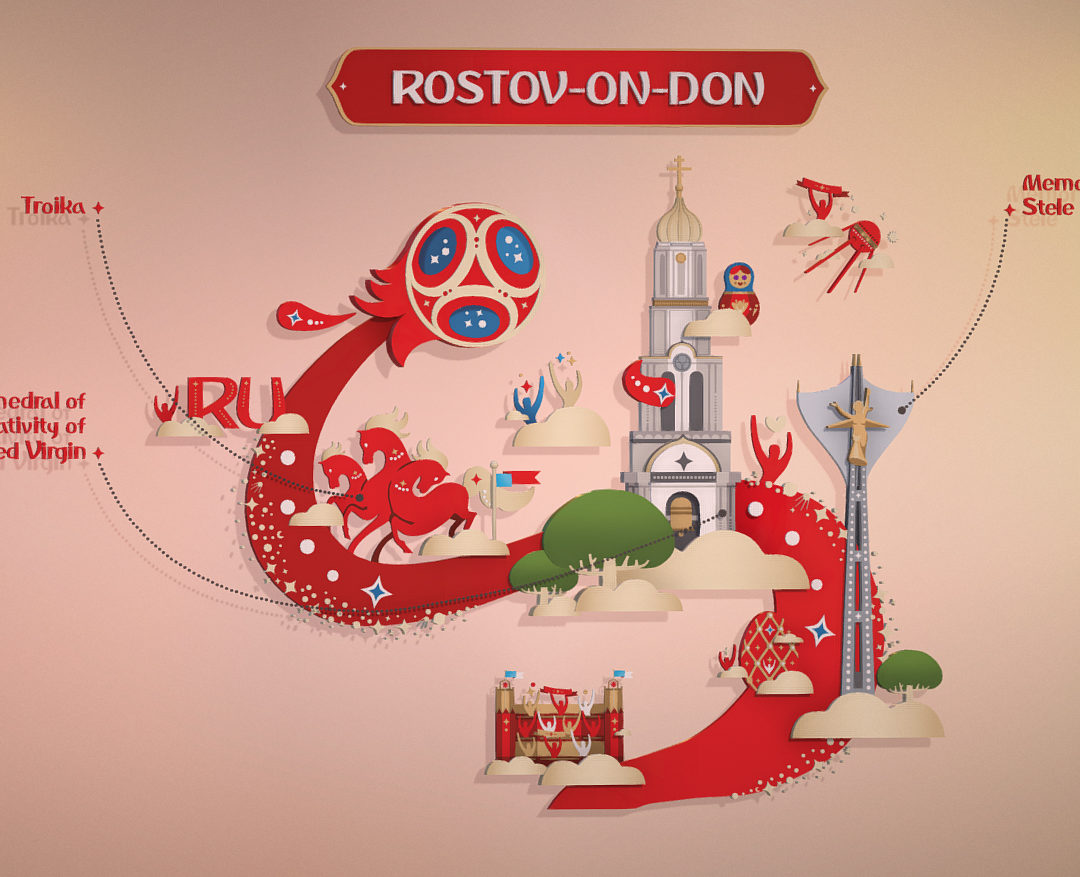 official world cup 2018 russia host city rostov 3d model max fbx ma mb obj 270043