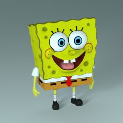 spongebob – bob esponja 3d model max fbx c4d lxo  texture obj 270432