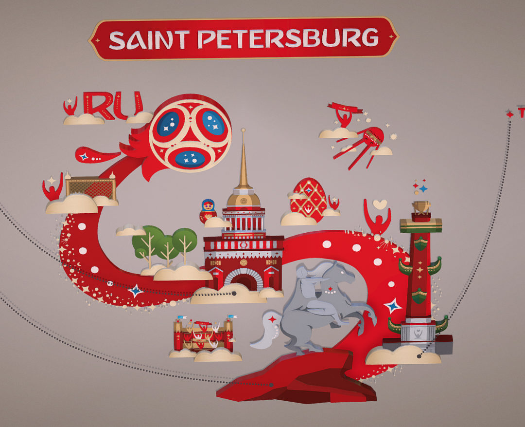 world cup 2018 russia host city saint petersburg 3d model max fbx jpeg jpg ma mb obj 270484