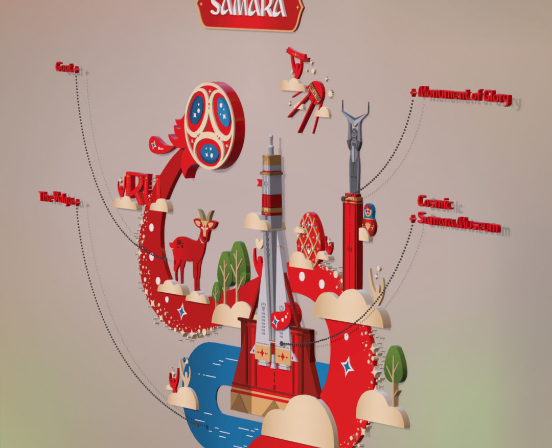 official world cup 2018 russia host city samara 3d model max 270647