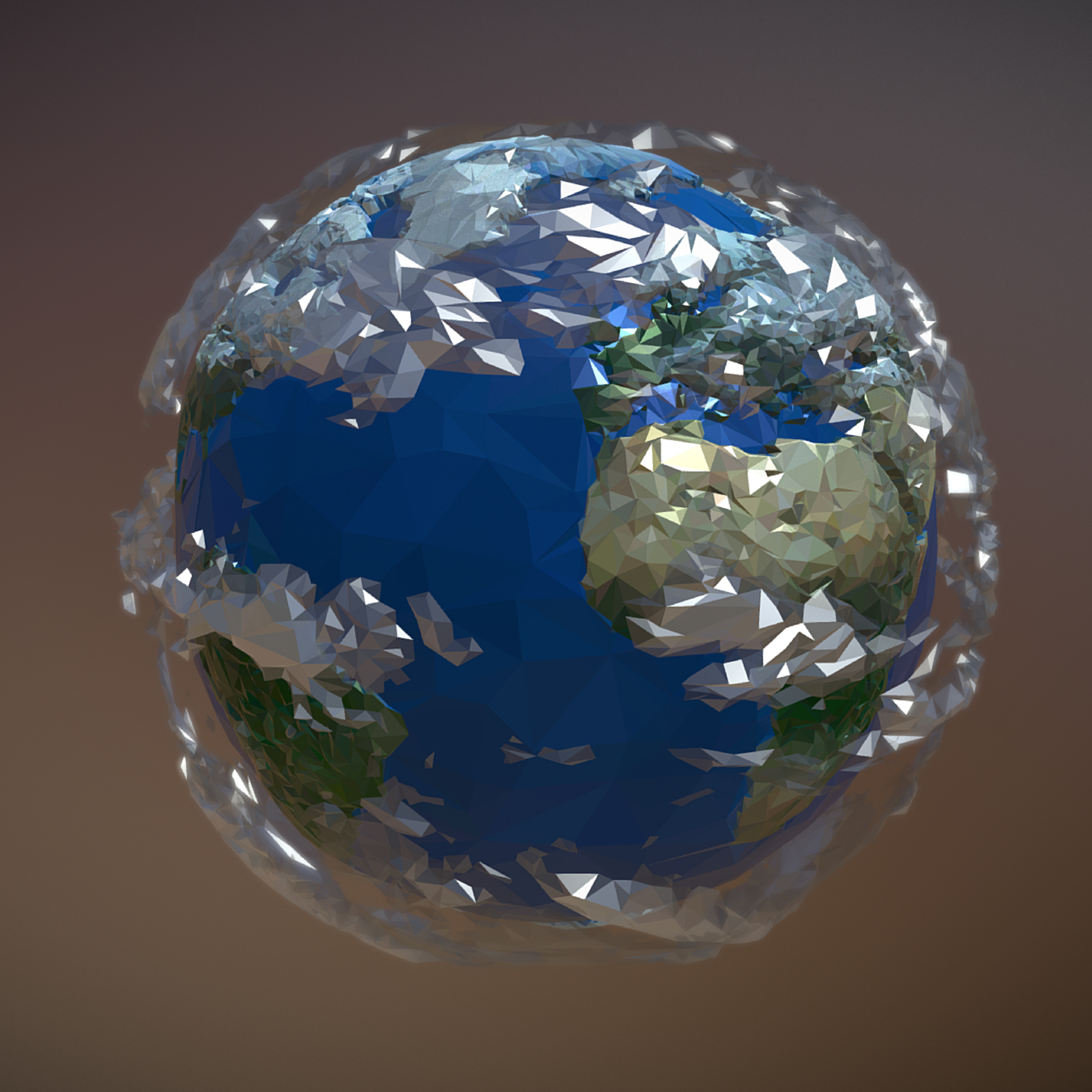 flat earth 3d model for sale