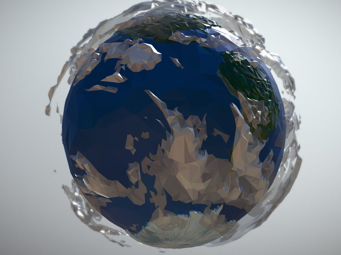 animated planet earth 3d model 3ds max fbx ma mb tga targa icb vda vst pix obj 271041