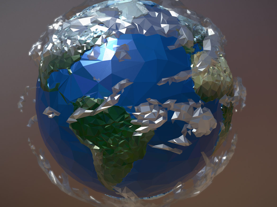animated planet earth 3d model 3ds max fbx ma mb tga targa icb vda vst pix obj 271049