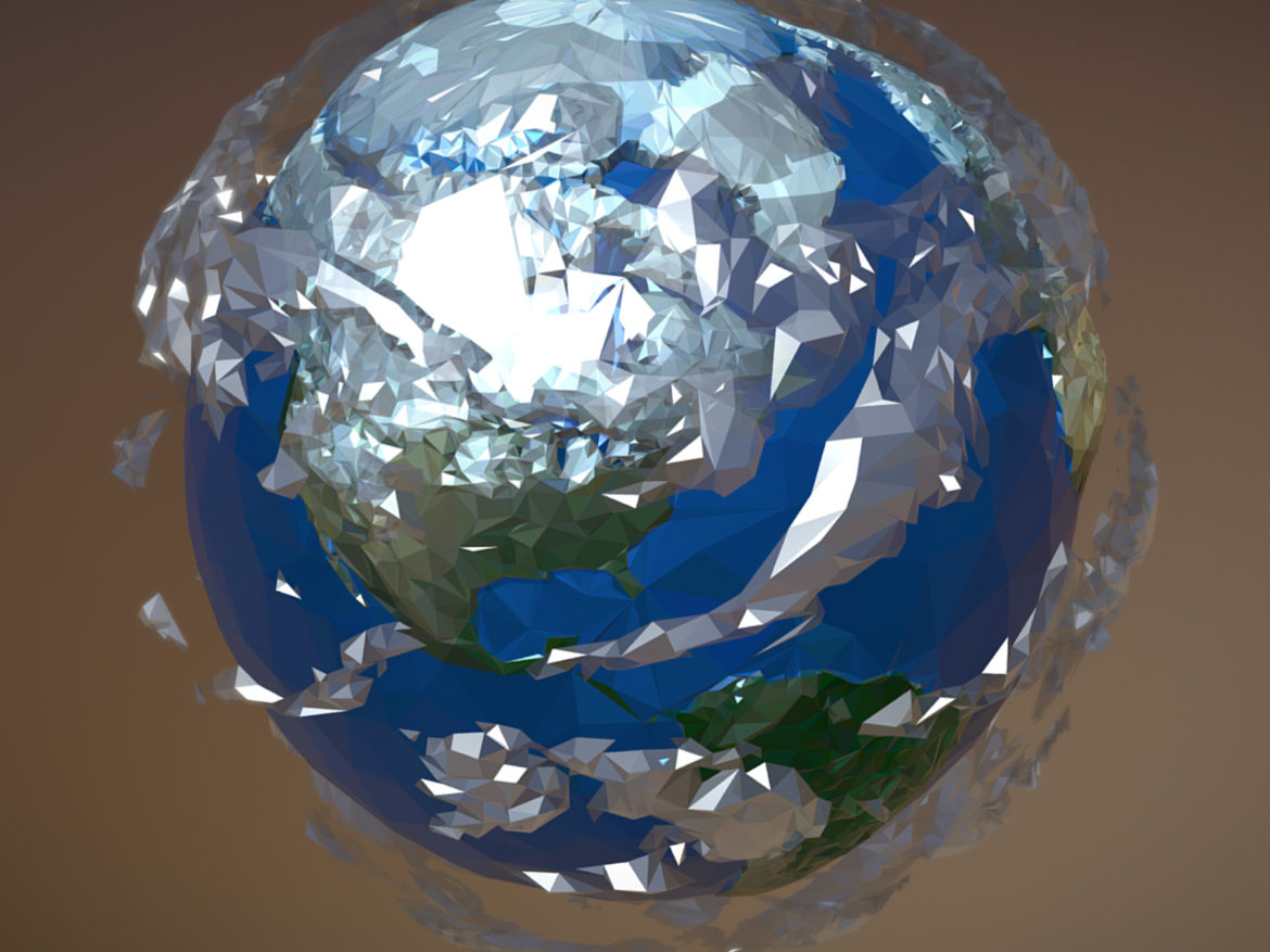 animated planet earth 3d model 3ds max fbx ma mb tga targa icb vda vst pix obj 271050