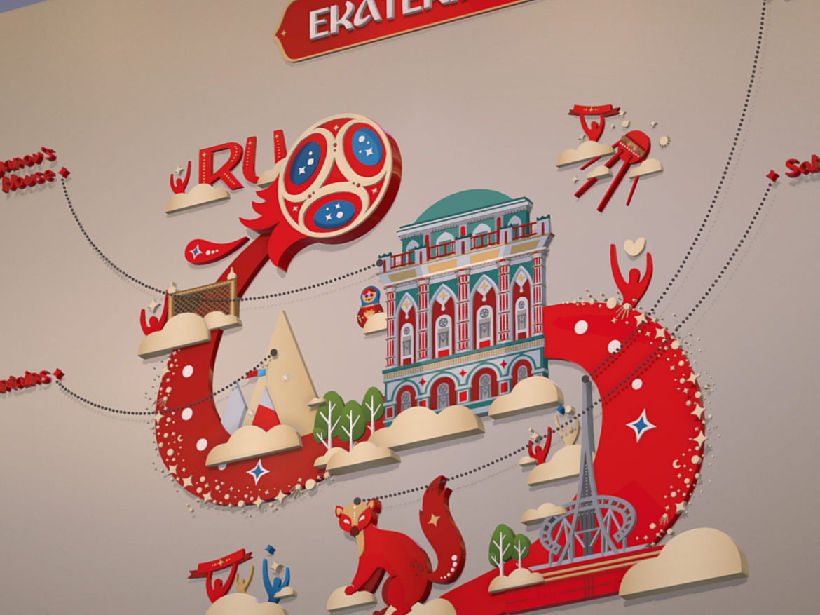 fifa wold cup 2018 russia host city ekaterinburg 3d model max  fbx jpeg jpg ma mb obj 271364