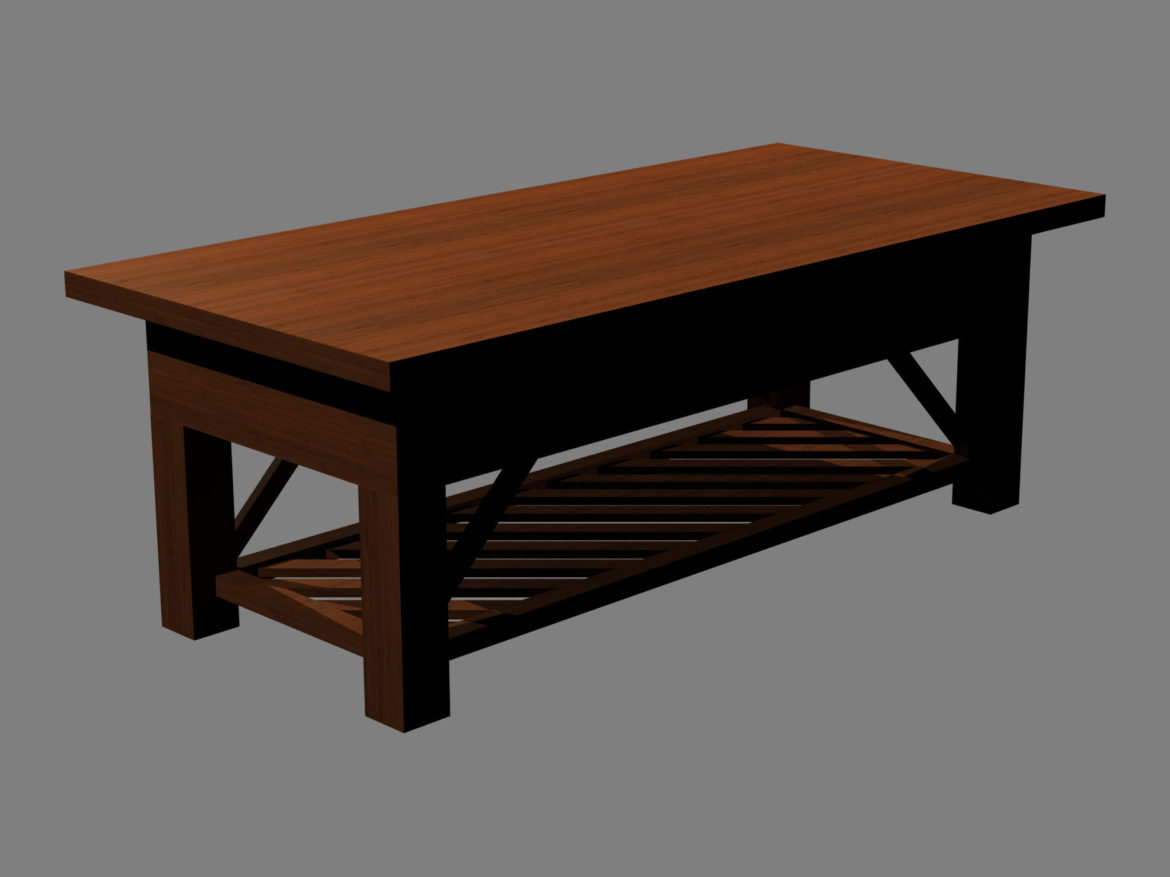 coffee table v2 3d model max fbx obj 271489
