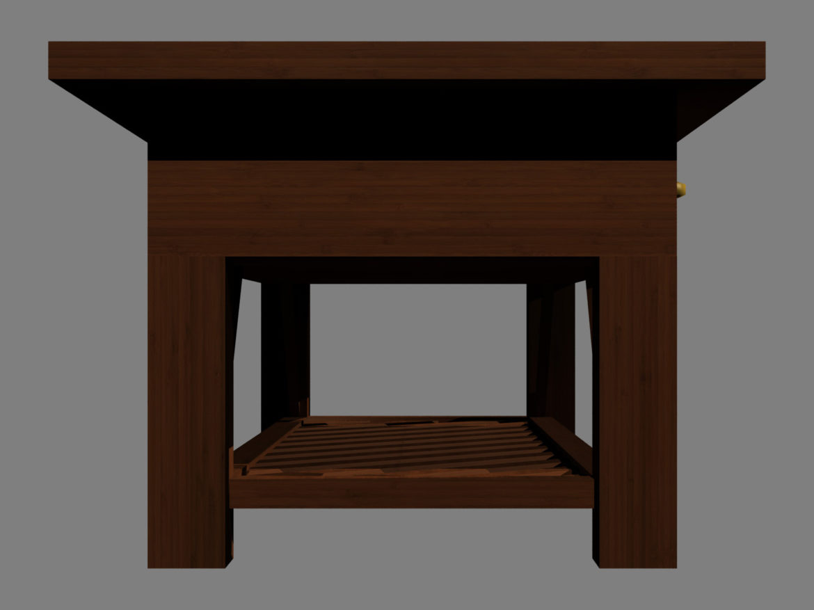 coffee table v2 3d model max fbx obj 271500