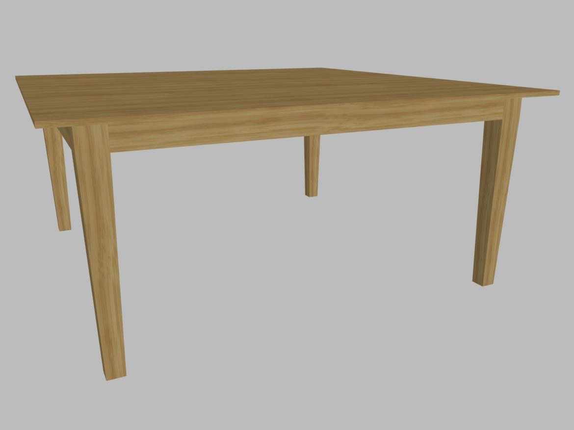 table – three sizes 3d model 3ds fbx ma mb obj 271509