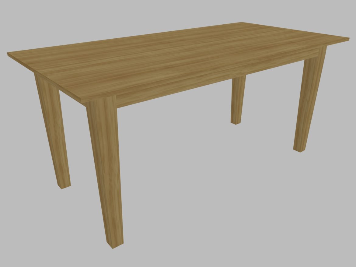 table – three sizes 3d model 3ds fbx ma mb obj 271511