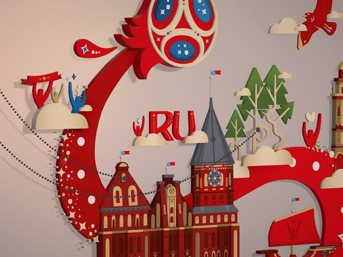 fifa world cup 2018 russia host city kaliningrad 3d model max  fbx jpeg jpg ma mb obj 271610