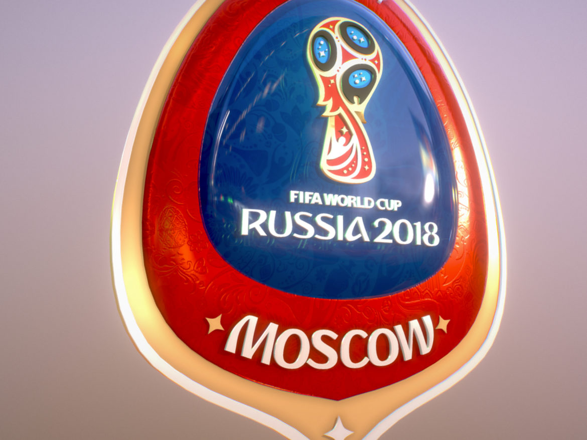 moscow host city world cup russia 2018 symbol 3d model max  fbx jpeg jpg ma mb obj 271650