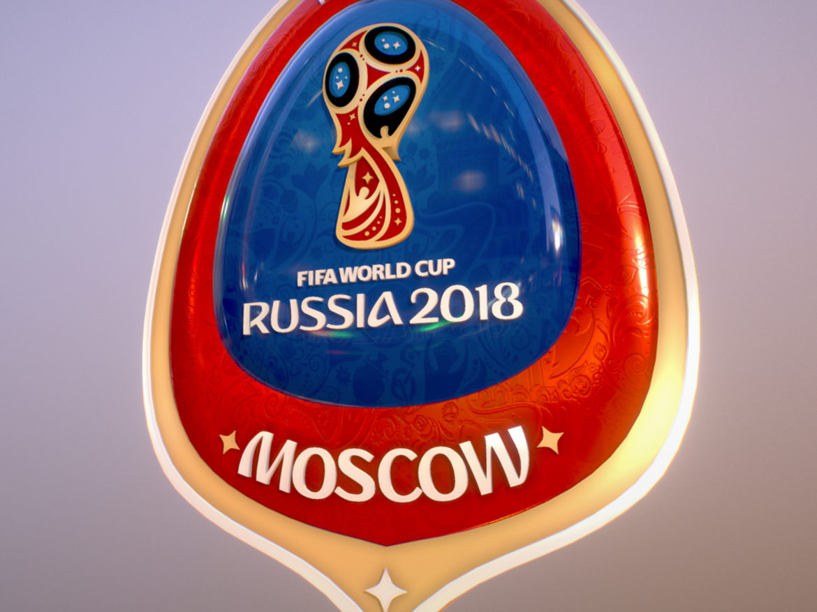 moscow host city world cup russia 2018 symbol 3d model max  fbx jpeg jpg ma mb obj 271651