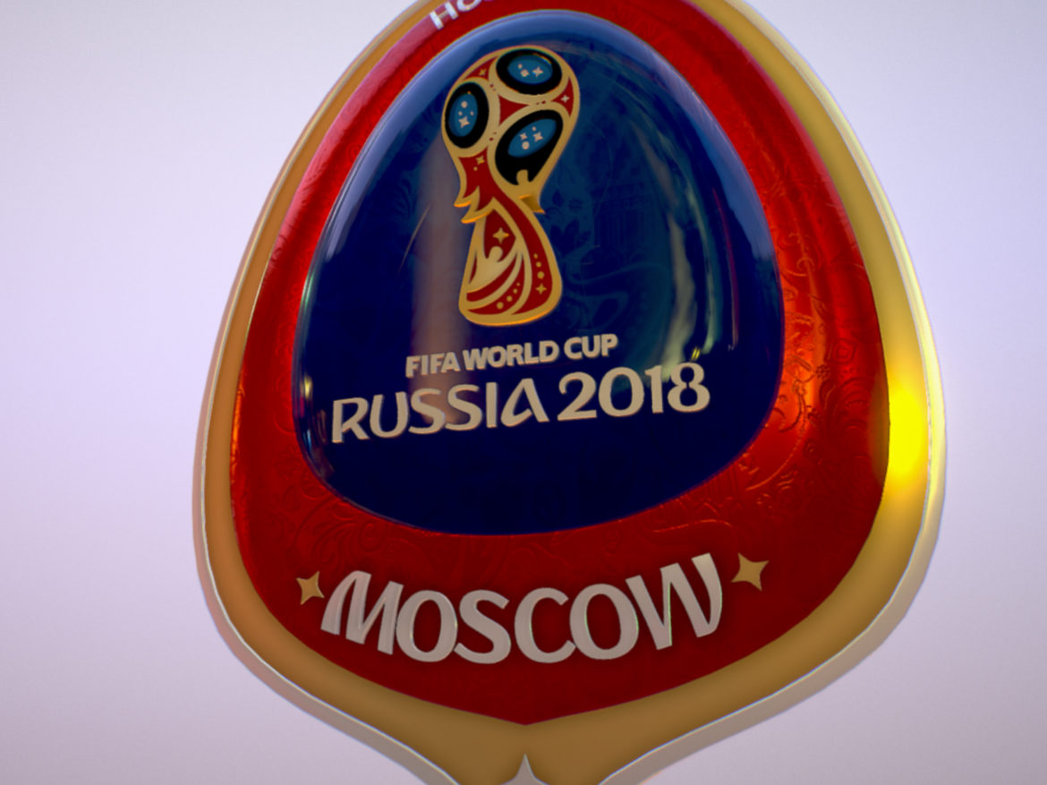 moscow host city world cup russia 2018 symbol 3d model max  fbx jpeg jpg ma mb obj 271655
