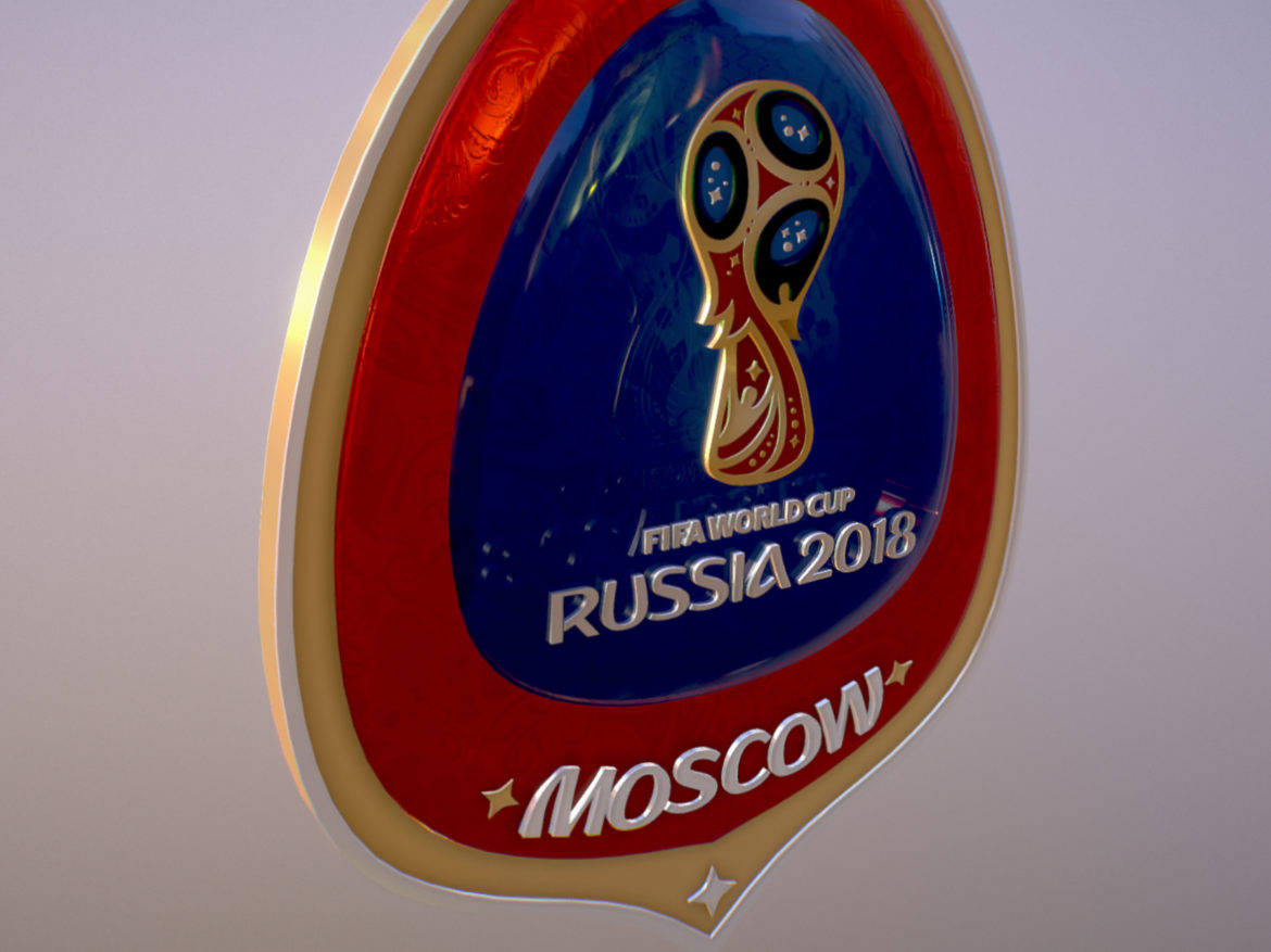 moscow host city world cup russia 2018 symbol 3d model max  fbx jpeg jpg ma mb obj 271656