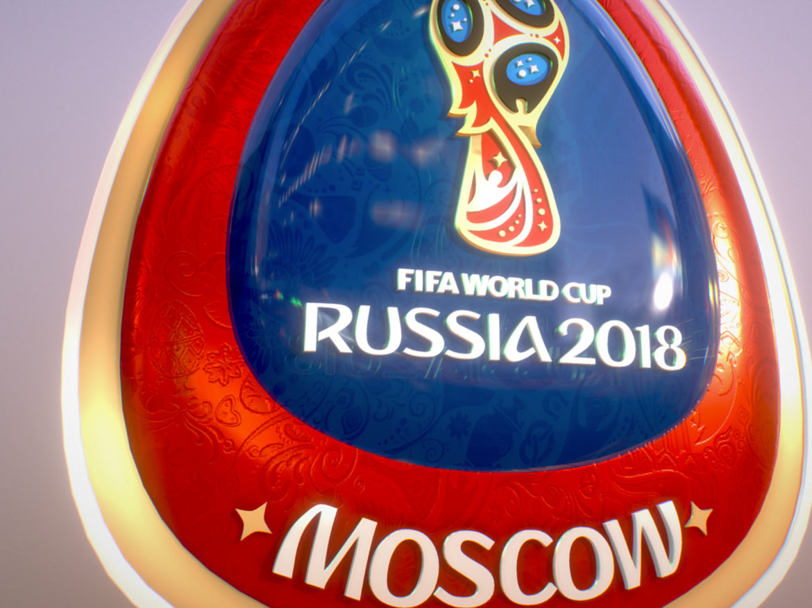 moscow host city world cup russia 2018 symbol 3d model max  fbx jpeg jpg ma mb obj 271661