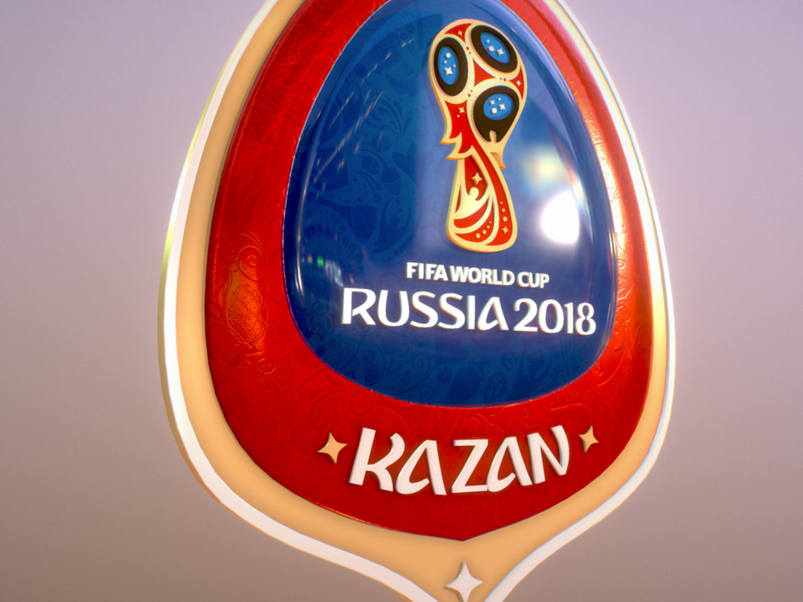 kazan host city world cup russia 2018 symbol 3d model max  fbx jpeg jpg ma mb obj 271690