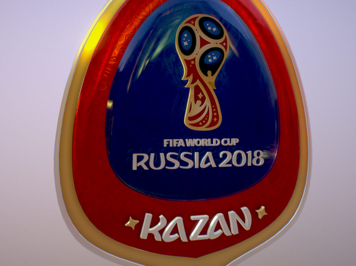 kazan host city world cup russia 2018 symbol 3d model max  fbx jpeg jpg ma mb obj 271692