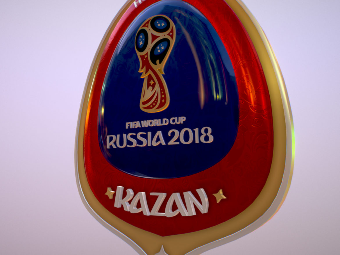 kazan host city world cup russia 2018 symbol 3d model max  fbx jpeg jpg ma mb obj 271695