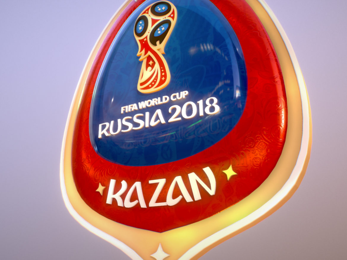 kazan host city world cup russia 2018 symbol 3d model max  fbx jpeg jpg ma mb obj 271698