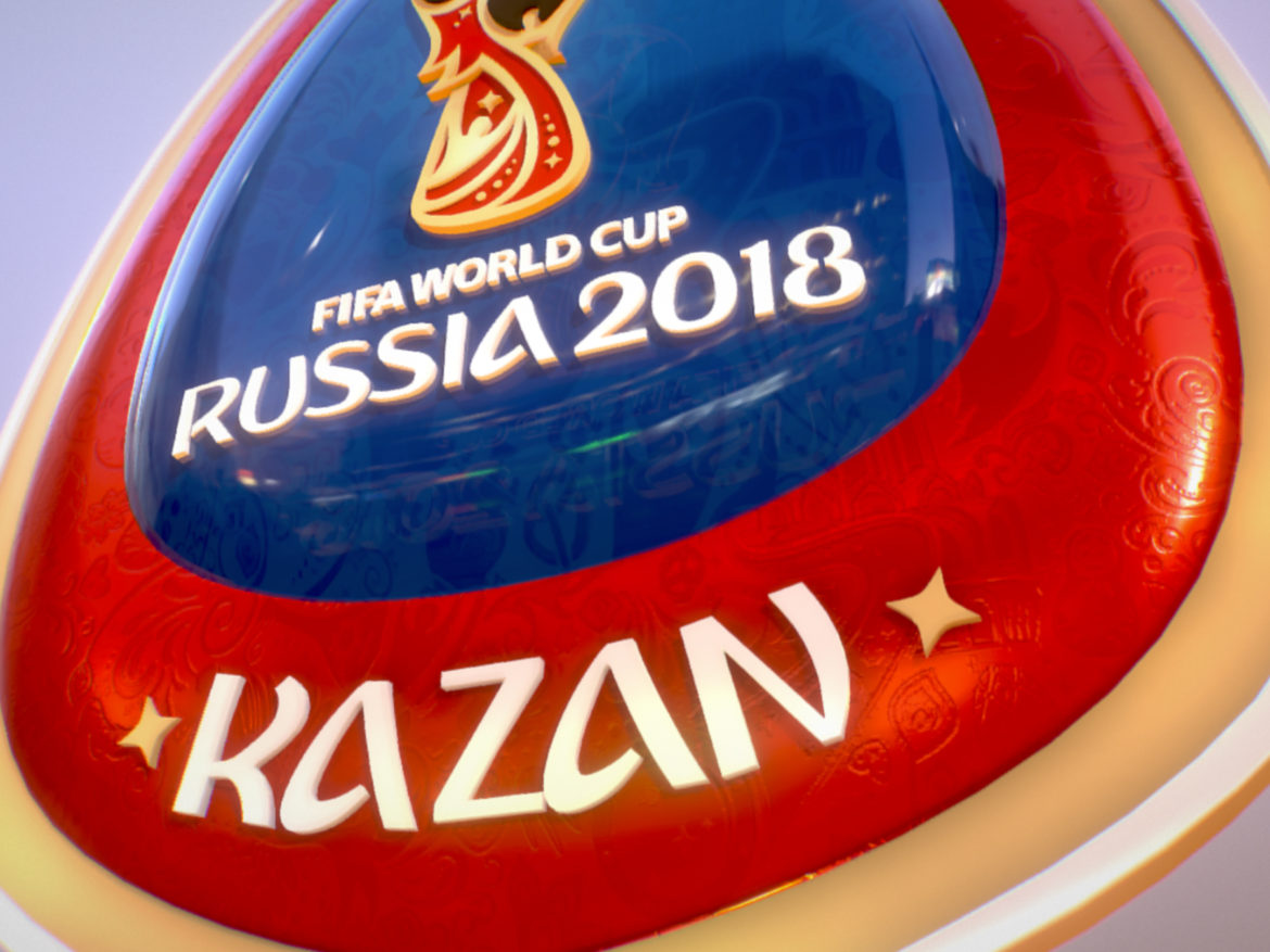 kazan host city world cup russia 2018 symbol 3d model max  fbx jpeg jpg ma mb obj 271699