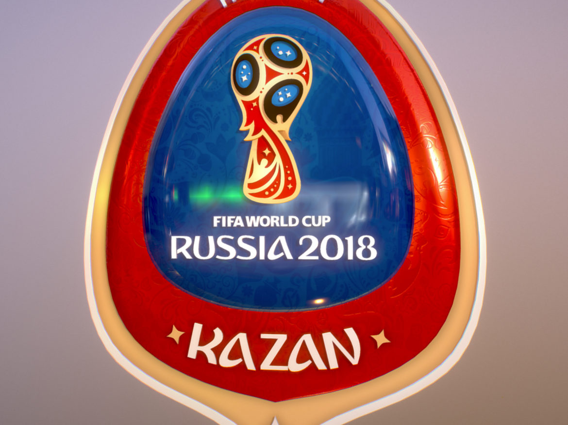 kazan host city world cup russia 2018 symbol 3d model max  fbx jpeg jpg ma mb obj 271701