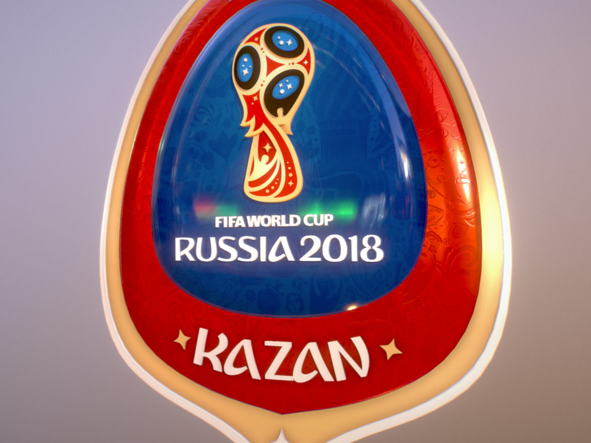 kazan host city world cup russia 2018 symbol 3d model max  fbx jpeg jpg ma mb obj 271702