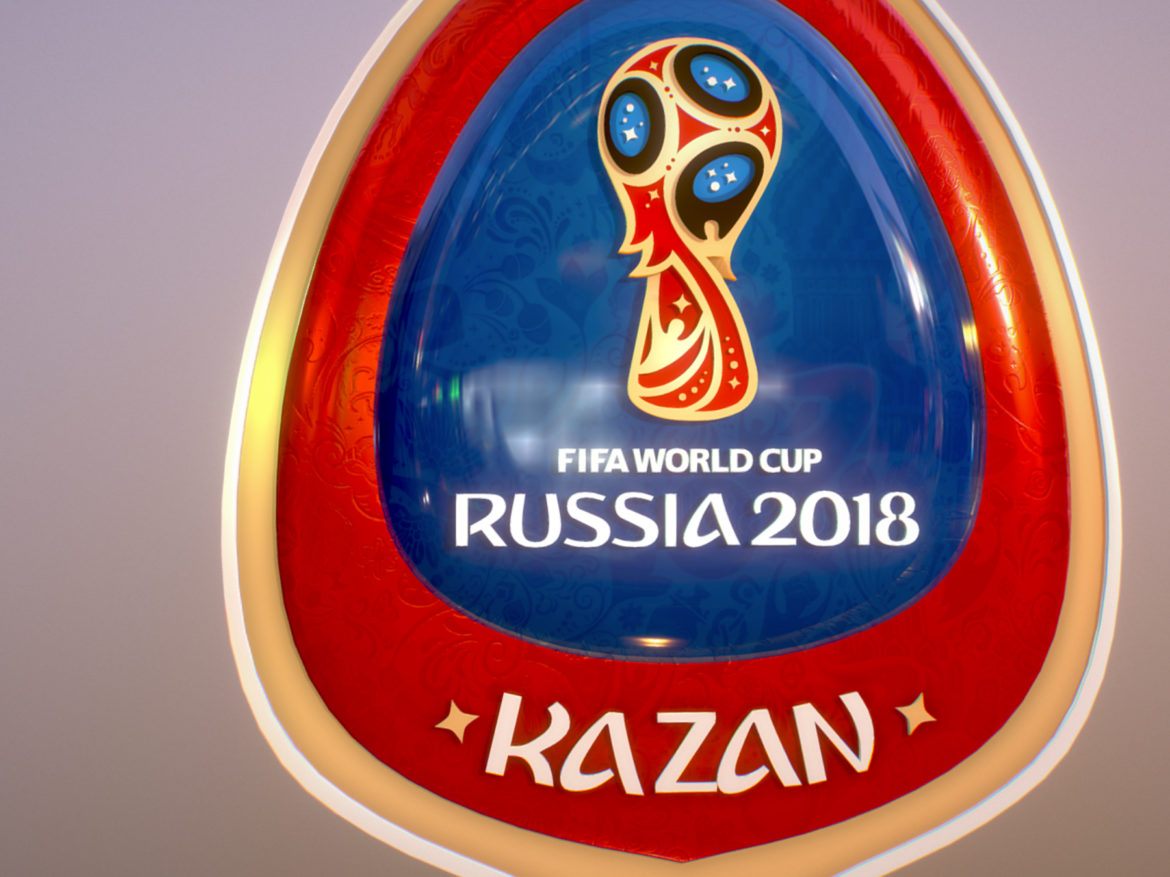 kazan host city world cup russia 2018 symbol 3d model max  fbx jpeg jpg ma mb obj 271703