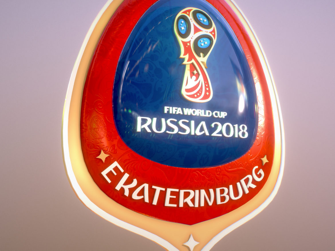 ekaterinburg city world cup russia 2018 symbol 3d model max  fbx jpeg jpg ma mb obj 271728