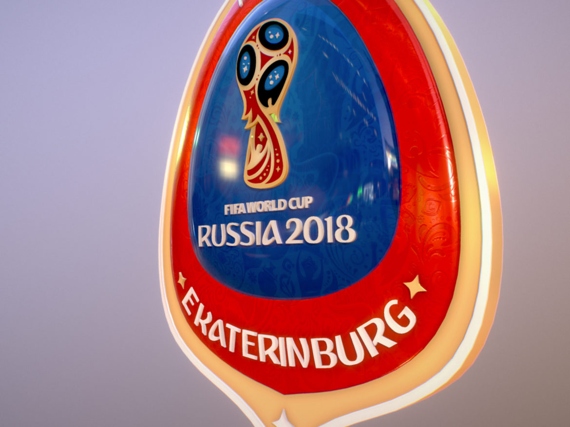 ekaterinburg city world cup russia 2018 symbol 3d model max  fbx jpeg jpg ma mb obj 271730