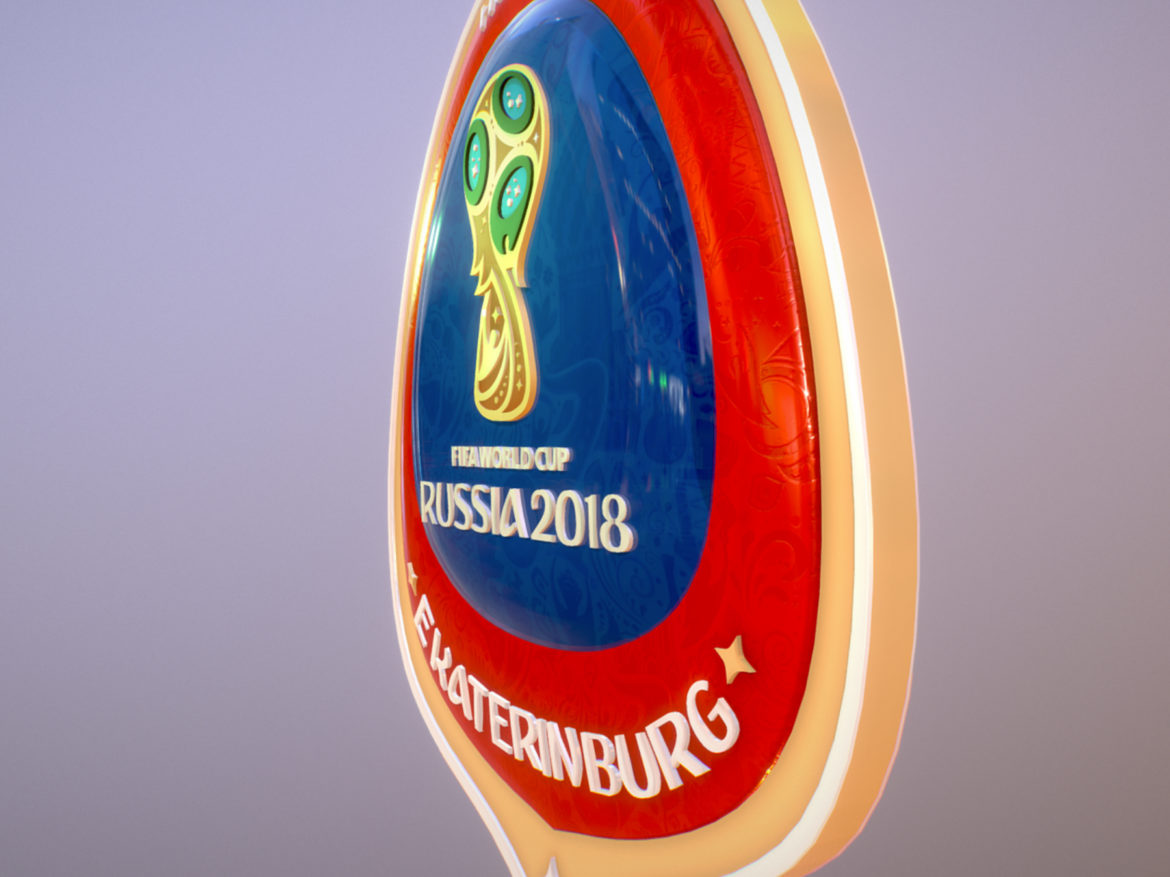ekaterinburg city world cup russia 2018 symbol 3d model max  fbx jpeg jpg ma mb obj 271731