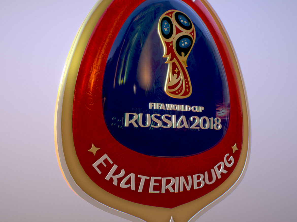 ekaterinburg city world cup russia 2018 symbol 3d model max  fbx jpeg jpg ma mb obj 271732