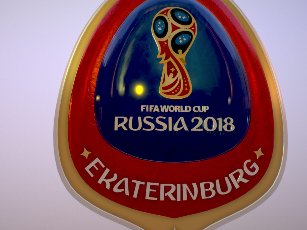 ekaterinburg city world cup russia 2018 symbol 3d model max  fbx jpeg jpg ma mb obj 271733