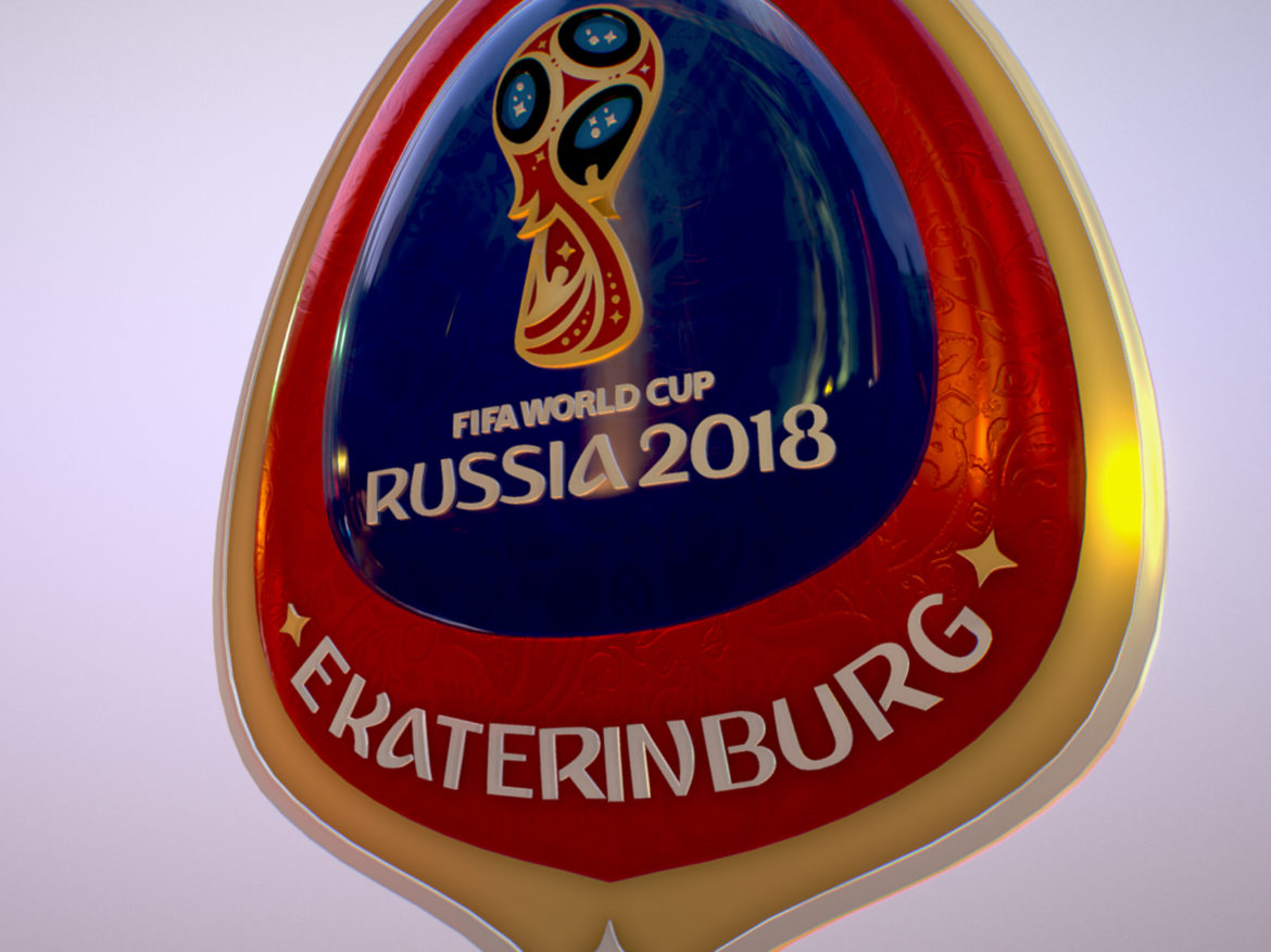 ekaterinburg city world cup russia 2018 symbol 3d model max  fbx jpeg jpg ma mb obj 271734