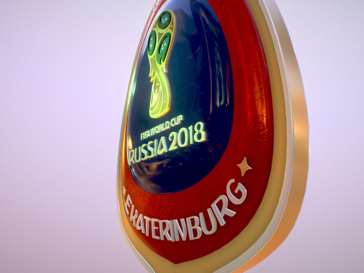 ekaterinburg city world cup russia 2018 symbol 3d model max  fbx jpeg jpg ma mb obj 271735