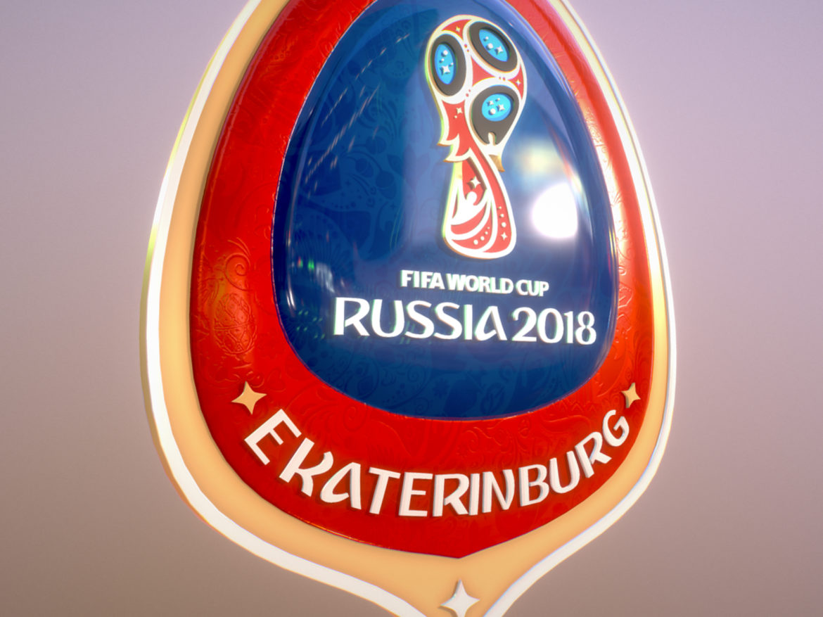 ekaterinburg city world cup russia 2018 symbol 3d model max  fbx jpeg jpg ma mb obj 271737