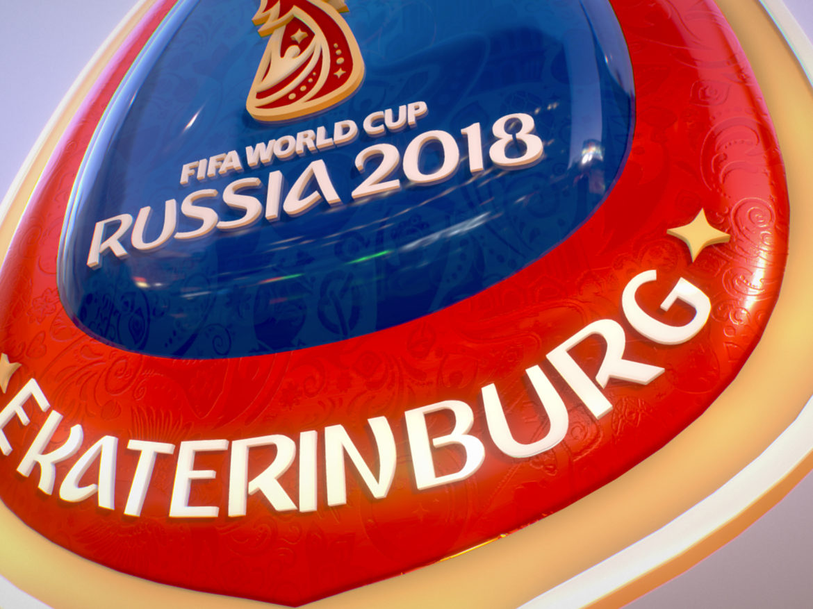 ekaterinburg city world cup russia 2018 symbol 3d model max  fbx jpeg jpg ma mb obj 271738
