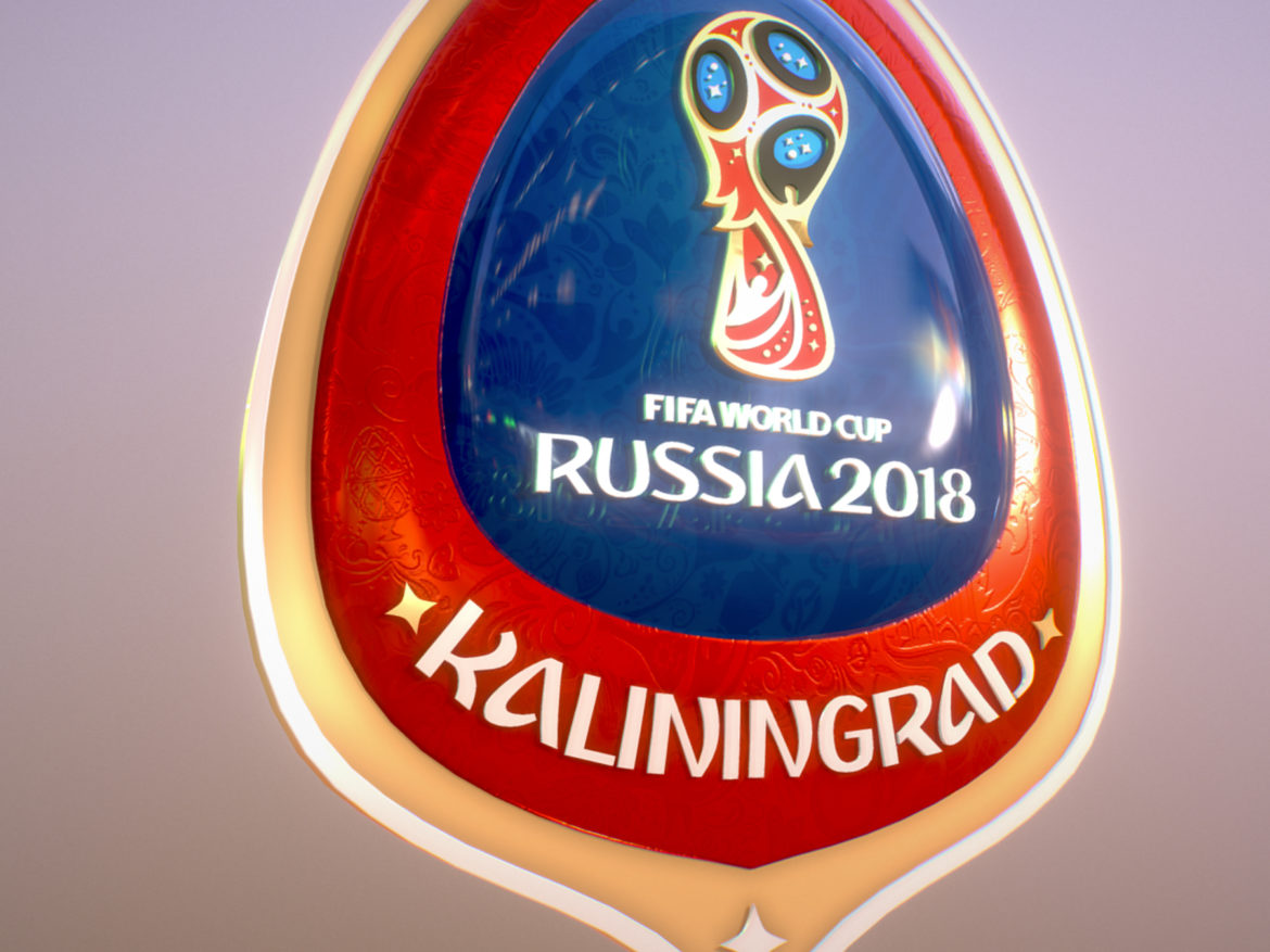 kaliningrad city world cup russia 2018 symbol 3d model max  fbx jpeg jpg ma mb obj 271748