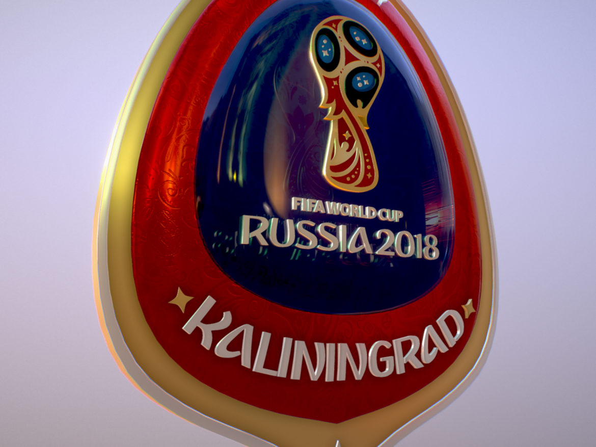 kaliningrad city world cup russia 2018 symbol 3d model max  fbx jpeg jpg ma mb obj 271753