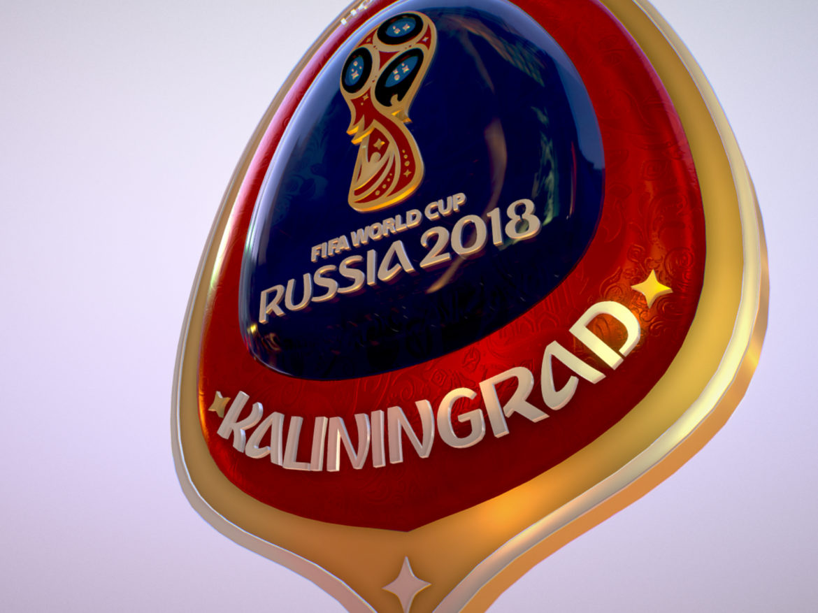 kaliningrad city world cup russia 2018 symbol 3d model max  fbx jpeg jpg ma mb obj 271755