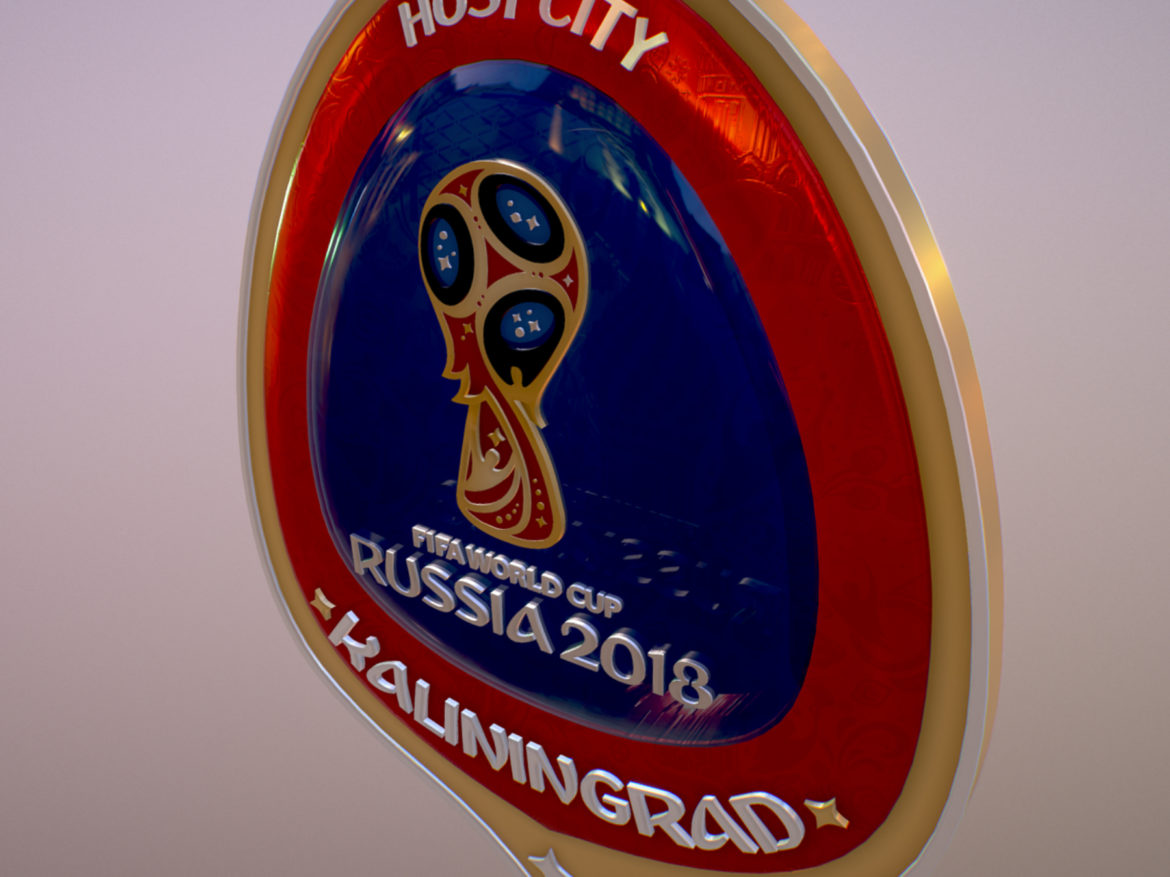 kaliningrad city world cup russia 2018 symbol 3d model max  fbx jpeg jpg ma mb obj 271760