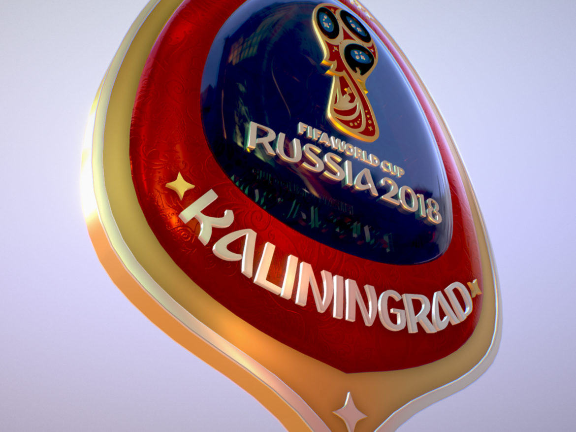 kaliningrad city world cup russia 2018 symbol 3d model max  fbx jpeg jpg ma mb obj 271761