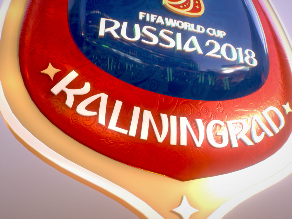 kaliningrad city world cup russia 2018 symbol 3d model max  fbx jpeg jpg ma mb obj 271764