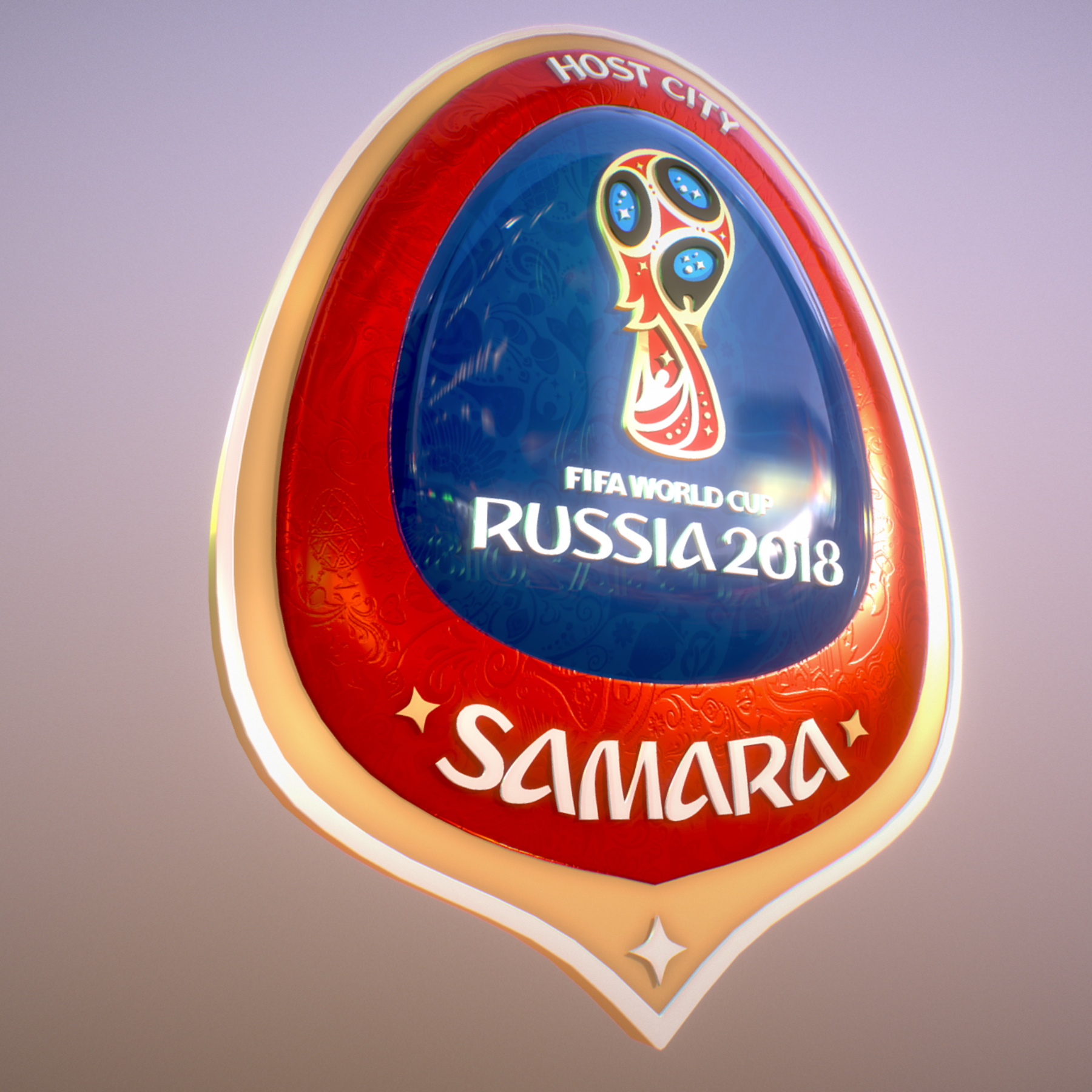 samara host city world cup russia 2018 symbol 3d model max  fbx jpeg jpg ma mb obj 271811