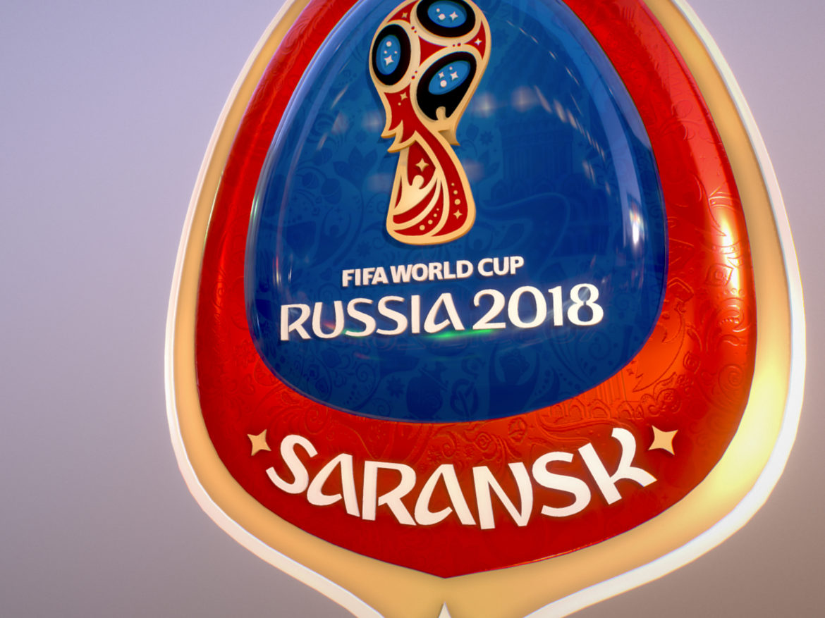 saransk host city world cup russia 2018 symbol 3d model max  fbx cob jpeg jpg ma mb obj 271837