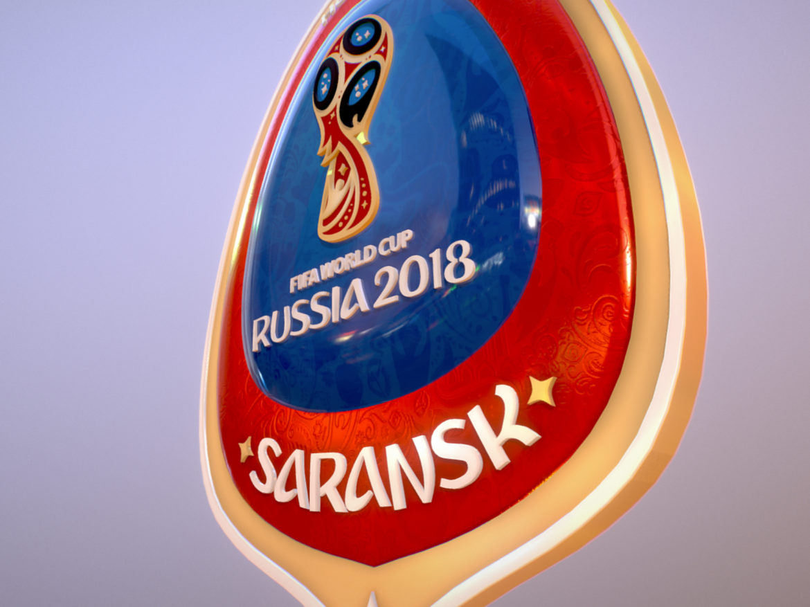 saransk host city world cup russia 2018 symbol 3d model max  fbx cob jpeg jpg ma mb obj 271838