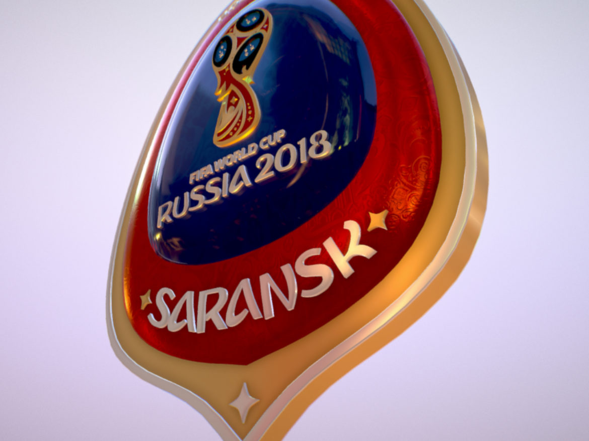 saransk host city world cup russia 2018 symbol 3d model max  fbx cob jpeg jpg ma mb obj 271842